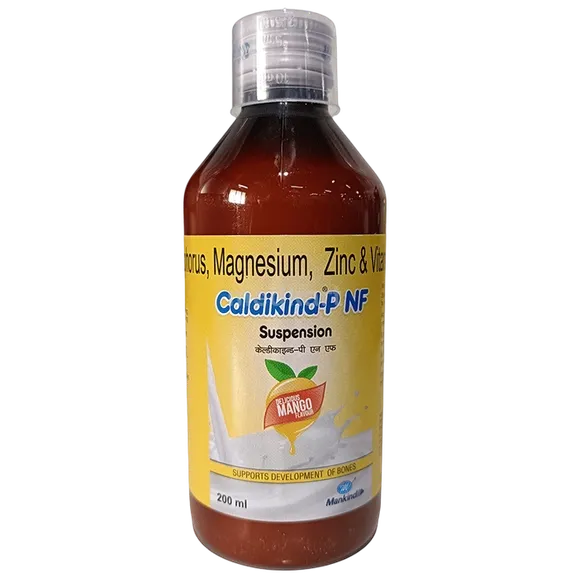 caldikind p nf mango flavour suspension 200 ml